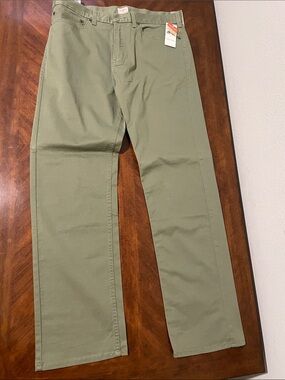 Dockers 33x30 Green Straight Leg straight stretch